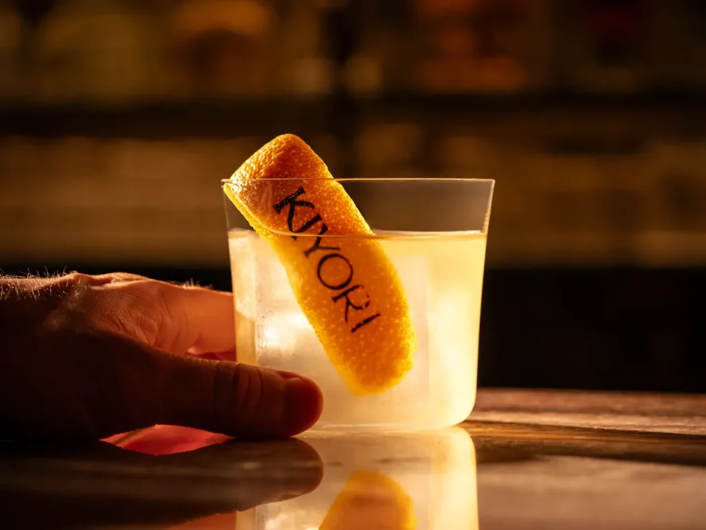 Kiyori is the underground cocktail lounge in London hidden 50 feet below Aki in Marylebone