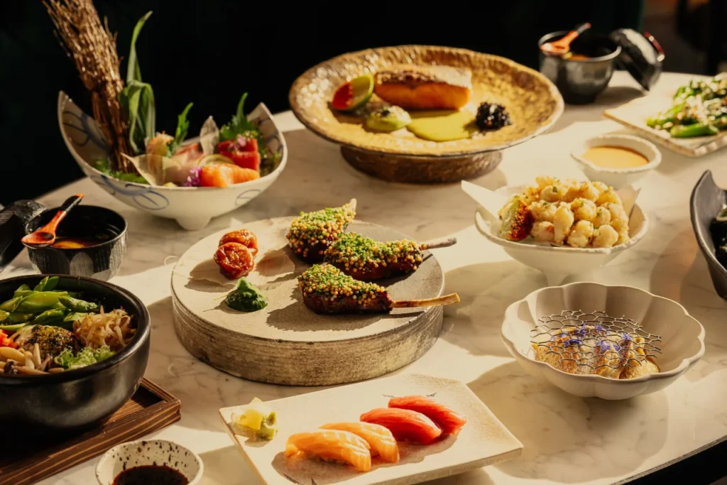 A full Japanese tasting menu in London including cocktail for under 75 pounds