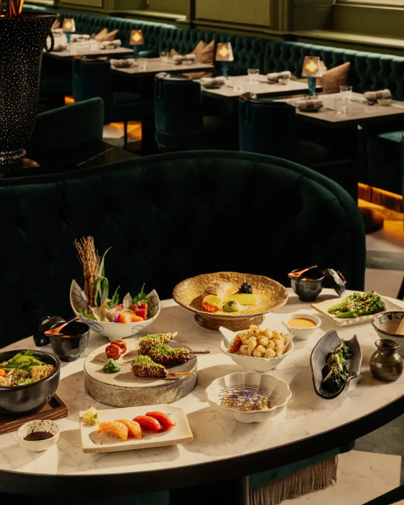 Aki London restaurant near Wigmore Hall offering pre-concert Japanese fine dining and cocktails