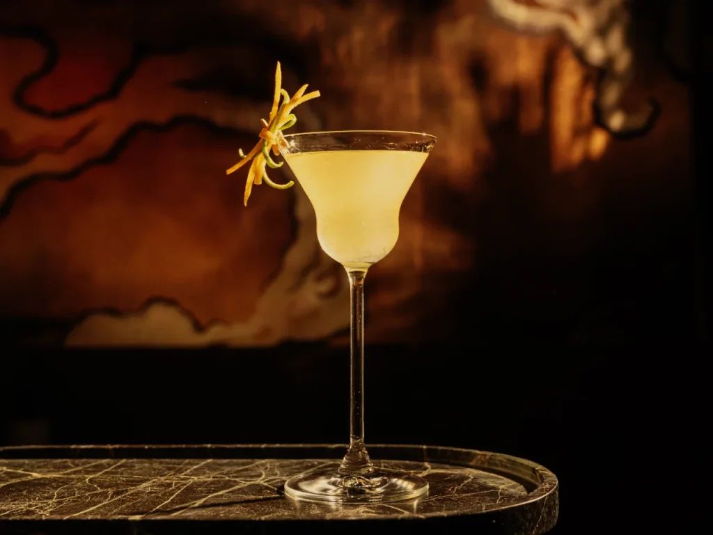Unique cocktails in London at Marylebone's latest new bar and cocktail lounge Kiyori underneath Aki London