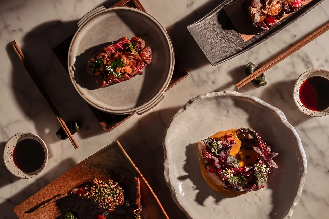 Aki's new Japanese menu for Autumn 2026 including new items like octopus and duck and full of seasonal flavours